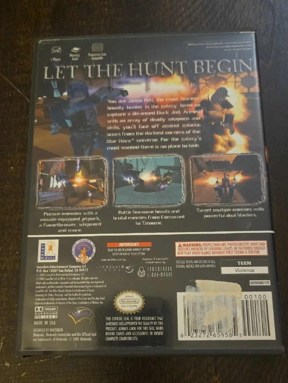 Nintendo Star Wars: Bounty Hunter - Black with Orange Accents